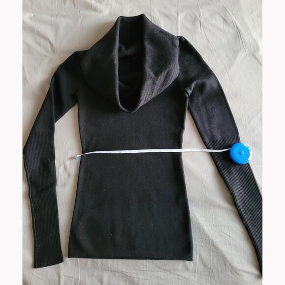 NWOT BCBG MaxAzria Silk Blend Cowl Neck Sweater - Picture 6 of 9